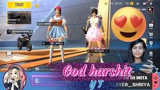 Gameplay With God Harshit YT || PUBG LITE || Telugu Girl Gamer