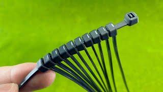 15 Amazing Tricks with Cable Ties that EVERYONE should know - Part 2