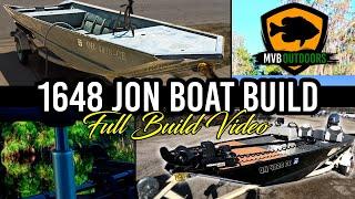 1648 Jon Boat Conversion - FULL Build Start to Finish Transformation