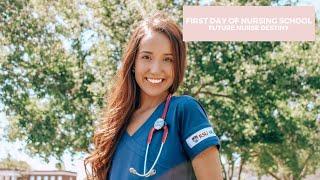 FIRST DAY OF NURSING SCHOOL | Future Nurse Destiny