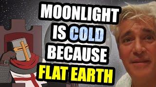 CONFUSED Flat Earther Doesn't Understand Moonlight OR Science (CC)