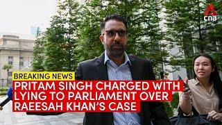 WP chief Pritam Singh charged with lying to parliament over Raeesah Khan’s case