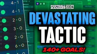 DEVASTATING 4-1-2-2-1 Hits 140+ Goals A Season In FM24!  | Football Manager 2024 Best Tactics