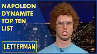 Napoleon Dynamite Top Ten Signs You're Not The Most Popular Guy In High School | Letterman