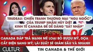 Khắp Canada đồng lòng đáp trả thuế Trump; Lãi suất sẽ giảm sâu và nhanh | TIN CANADA-TG 5/3