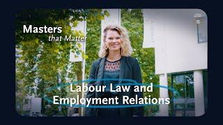 Labour Law and Employment Relations - Masters that Matter