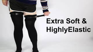 Moon Wood Womens Plus Size Thigh High Socks