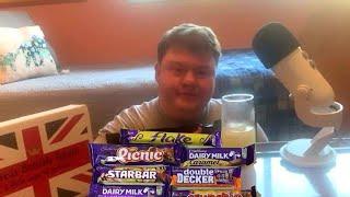 ASMR TRYING POPULAR SELECTION OF BRITAIN’S CHOCOLATE BARS!