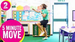 5 Minute Move | Kids Workout 2 | The Body Coach TV