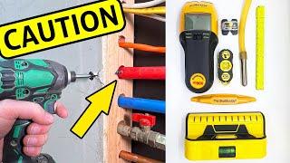 CAUTION! Learn To Locate Studs & Safely Attach To Them Without Hitting  Wires or Pipes! Stud Finder