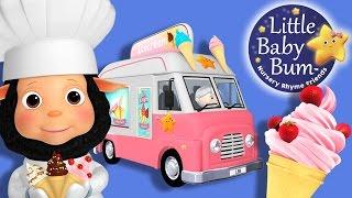 Ice Cream Song | Nursery Rhymes for Babies by LittleBabyBum - ABCs and 123s