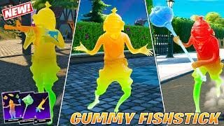 *NEW* Gummy Fishstick Skin(Different Styles) Item Shop & Gameplay! Fortnite