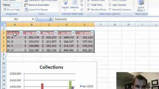 Excel Video 83 Adding Contiguous Data to a Chart Manually and Automatically