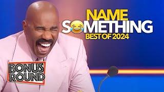 Best Name Something Questions & Answers 2024 | Family Feud With Steve Harvey