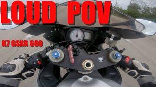 CRAZY GSXR 600 Riding POV // FAST