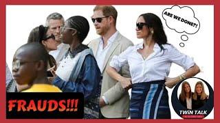 TWiN TALK *NEW* footage of Harry & Meghan using kids as props again!