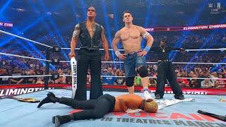 John Cena Attacks Cody Rhodes And Joins The Rock At Elimination Chamber 2025 ! John Cena Vs Cody !