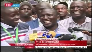 JAP Senatorial aspirant, Aaron Cheruiyot shares his sentiments after voting