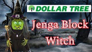 Dollar Tree  Jenga Block Witch 