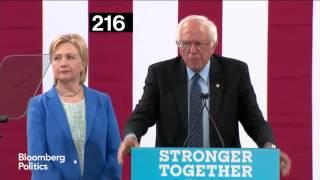 The 406 Times Hillary Clinton Nodded During Sanders' Endorsement