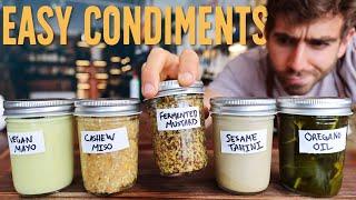 2 Ingredients Condiments that Anyone Can Make...