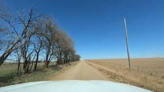 Driving from Council Grove to Dwight, Kansas / The Way Back Roads of Kansas / Spring 2022 USA Trip