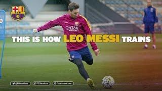 FC Barcelona – This is how Leo Messi trains / Así entrena Messi