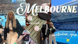 MELBOURNE: australian open, making new friends while traveling, come to brand events with me!