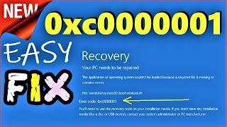 0xc000001 Fix Windows 10 | Your PC Couldn't start properly. Blue Screen Recovery Error