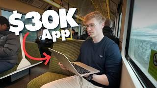 I used Cursor to build an app on the train, made $30K, and quit my job.
