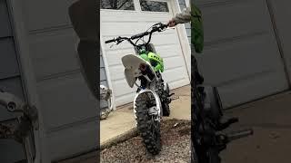 Klx 110 stock mod BBR D3 pipe revving #bbr #pitbike #takegawa #klx143