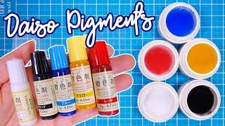 Daiso Dollar Store UV Resin Pigment Test & Review