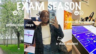 STUDY VLOG  72 hour studying for finals, OSCE, netflix &chilll, study groups