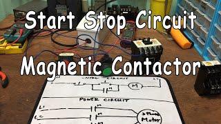 Start Stop Circuit at Magnetic Contactor (Tagalog)