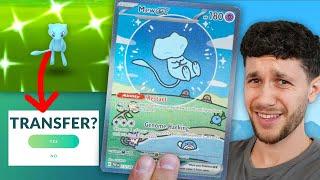 Every Pokémon Card I Pull I TRANSFER in Pokémon GO (Paldean Fates)