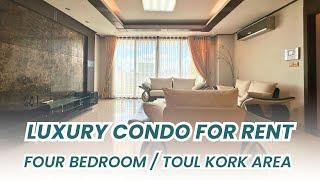 FULLY FURNISHED CONDO FOR RENT IN PHNOM PENH | TOUL KORK LOCATION