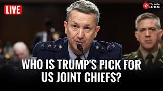 Trump's Nominee for Joint Chiefs of Staff Lt. Gen. Dan Caine Testifies at Confirmation Hearing