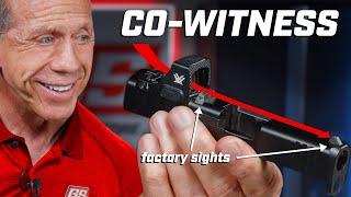 Co-Witness Your Red Dot With Factory Iron Sights