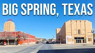 Big Spring, Texas! Drive with me through a Texas town!