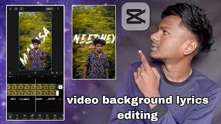 video background lyrics Editing  ||` capcut video editing trending