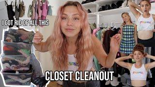 MASSIVE closet cleanout (listing everything