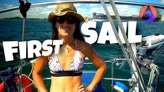 First time sailing our boat [Ep 19]