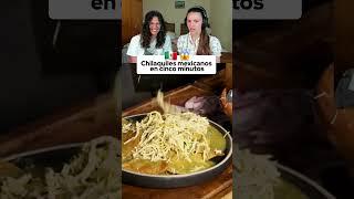 Chilaquiles mexicanos en 5 minutos  #mexico #shorts #viralvideo