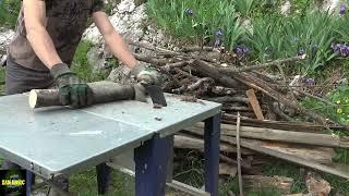 Firewood Cutting with Einhell table saw!