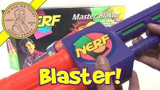 Nerf Master Blaster Vintage Toy Rapid-Fire Gun - The Ultimate Fast Action Weapon, 1992 Kenner