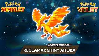 REPARTO MOLTRES GALAR SHINY EVENTO + LEGENDARIOS y MITICOS SHINY en POKEMON ESCARLATA y PURPURA