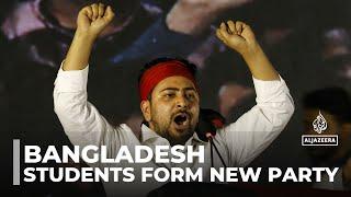 Bangladesh students form new party after leading anti-discrimination protests