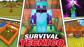 Me Hice un SURVIVAL TECNICO TRYHARD en MINECRAFT 1.21 (#1)