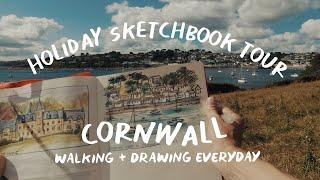 Vacation travel sketching tour  drawing everyday