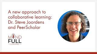 A new approach to collaborative learning   Dr  Steve Joordens and PeerScholar